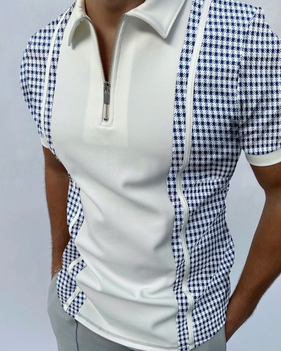 High street printed casual short sleeve shirt HF1304-03-03 High street printed casual short sleeve shirt HF1304-03-03